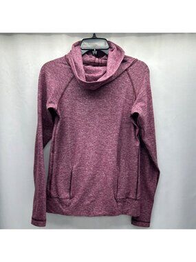 Lululemon Make A Move Long Sleeve Cowl Neck Pullover Heathered Red Grape No Size